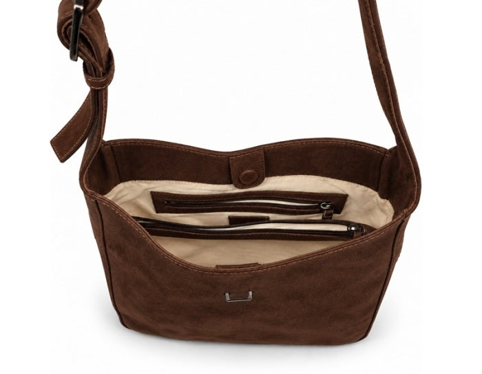 Tasche Helena Shopper Suede Brown