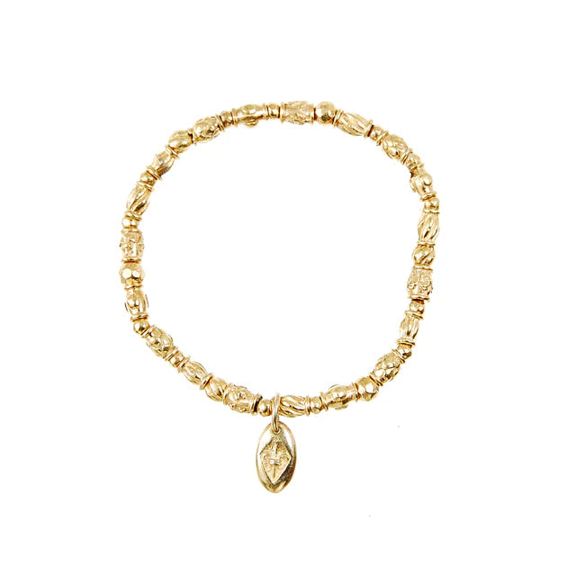 Silberarmbandröhren Lilies, Dragon Scales & Stars – in Silber oder 24 Karat vergoldet