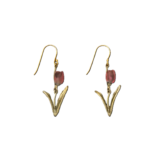 Ohrhänger - Tulpen Pink