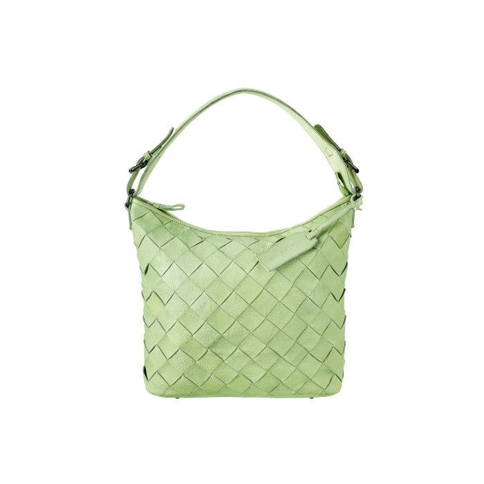 Handtasche "EMILIA FLECHTWERK APPLE GREEN"