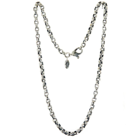 Silberne Halskette PEA s Chain XS Facettiert