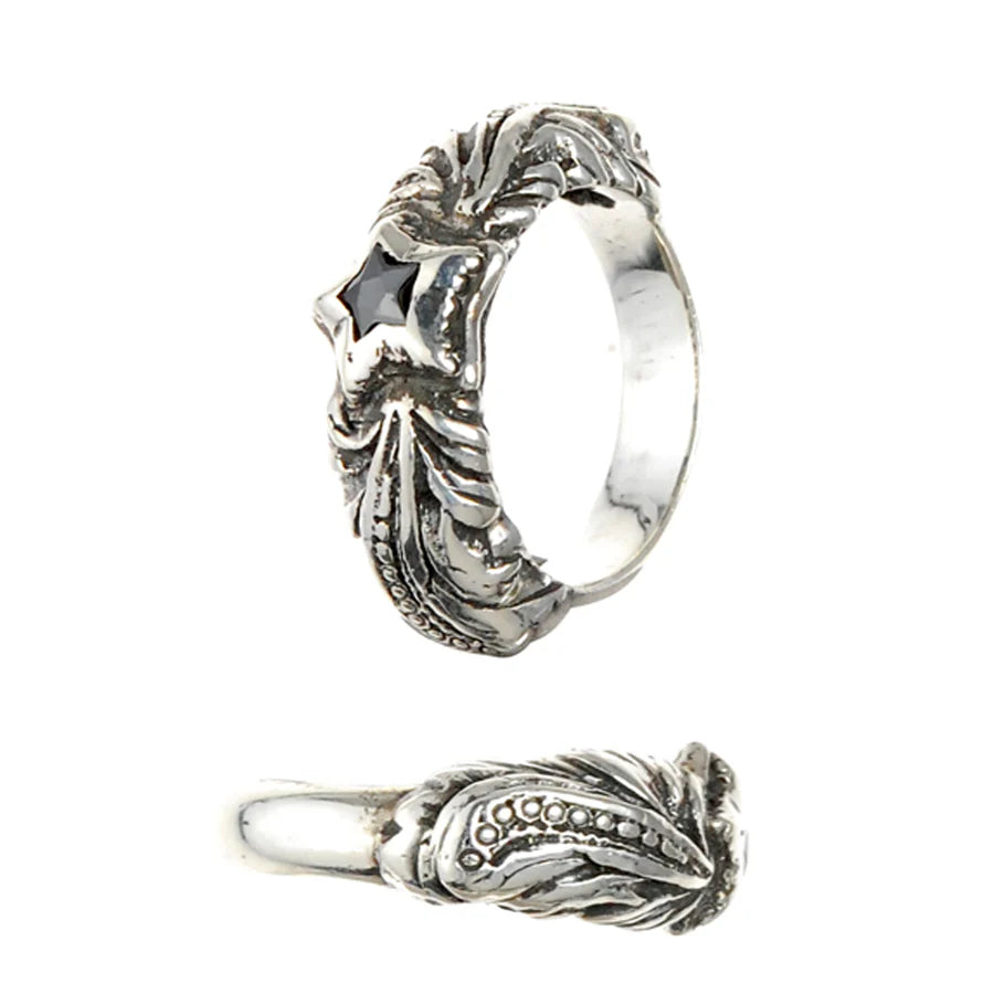 Silberring ZAUBERPFLANZE mit STERN