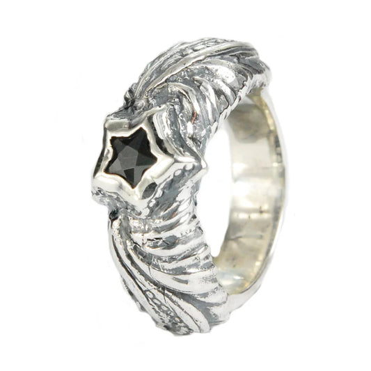 Silberring ZAUBERPFLANZE mit STERN