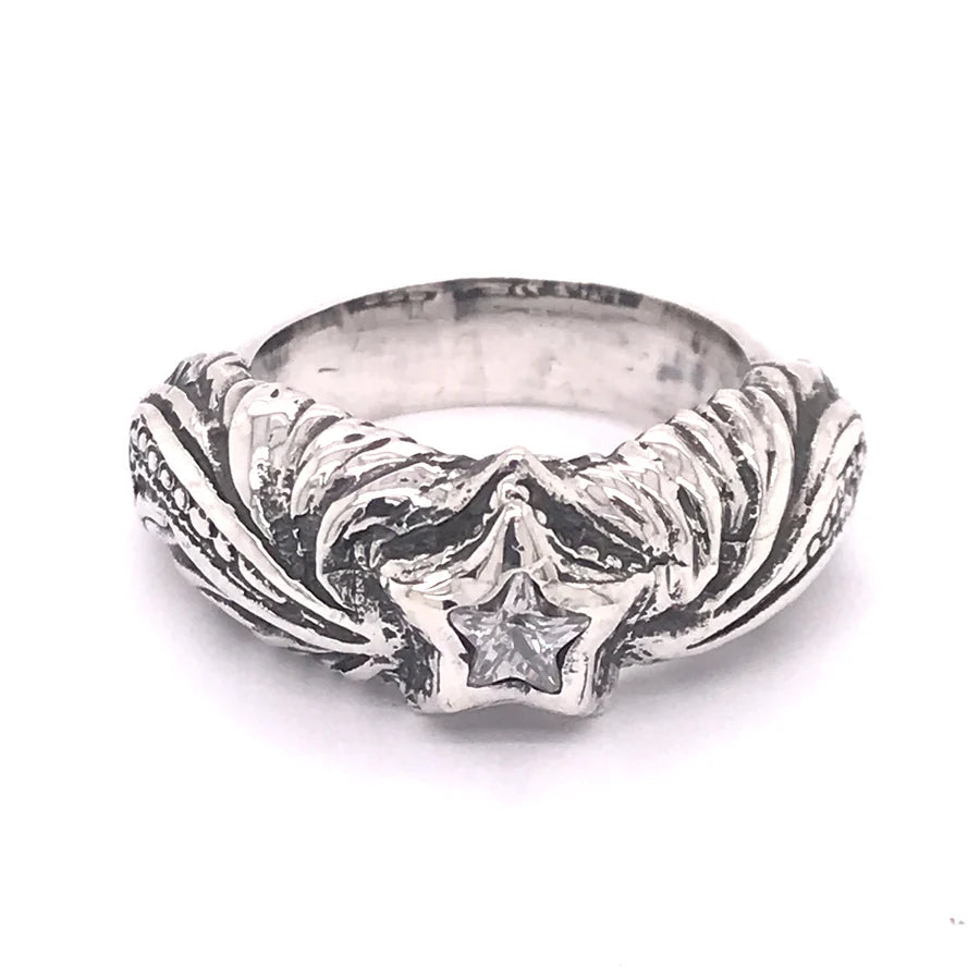 Silberring ZAUBERPFLANZE mit STERN