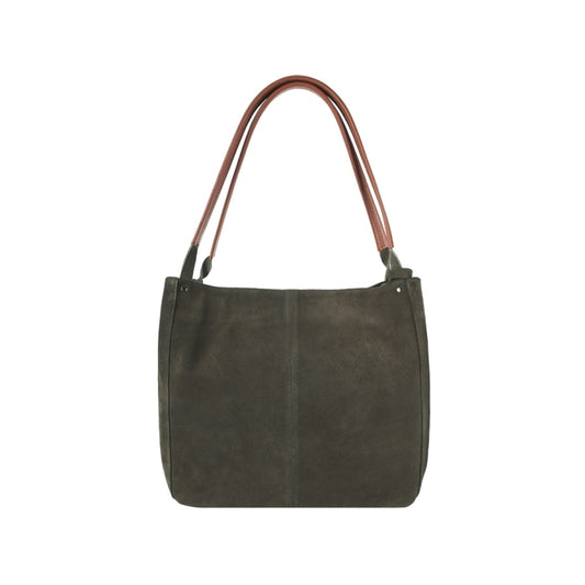 Tasche Suede Green & Brown
