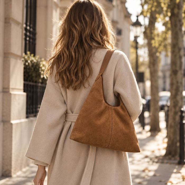 Tasche Clara Suede Coffe
