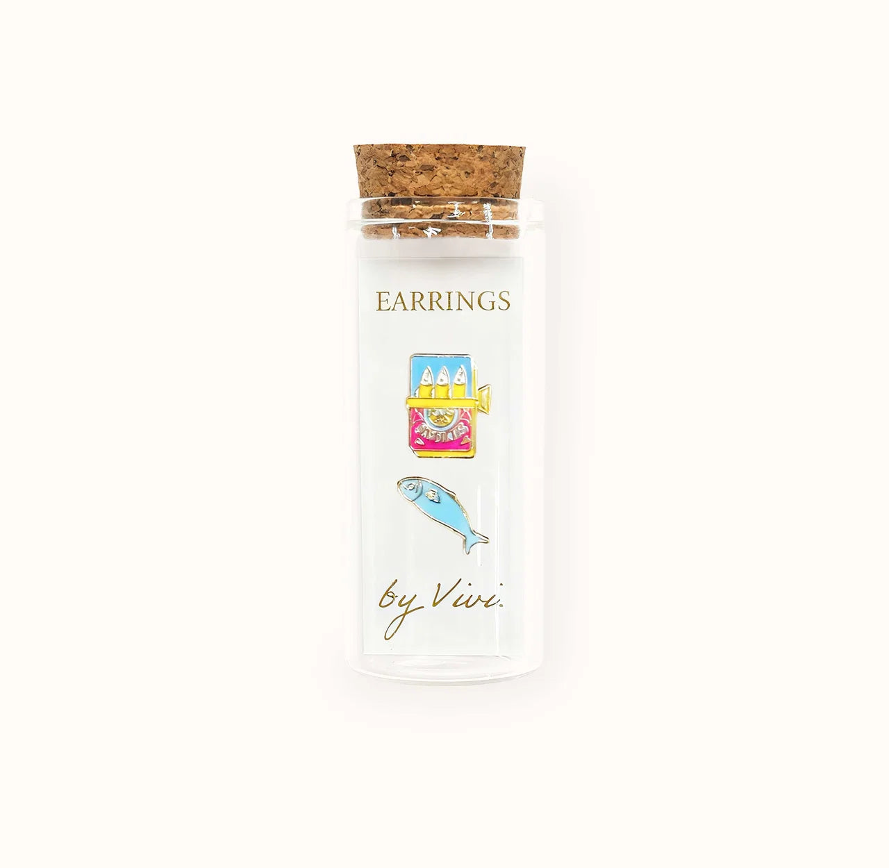 Ohrringe im Glas Sardinen