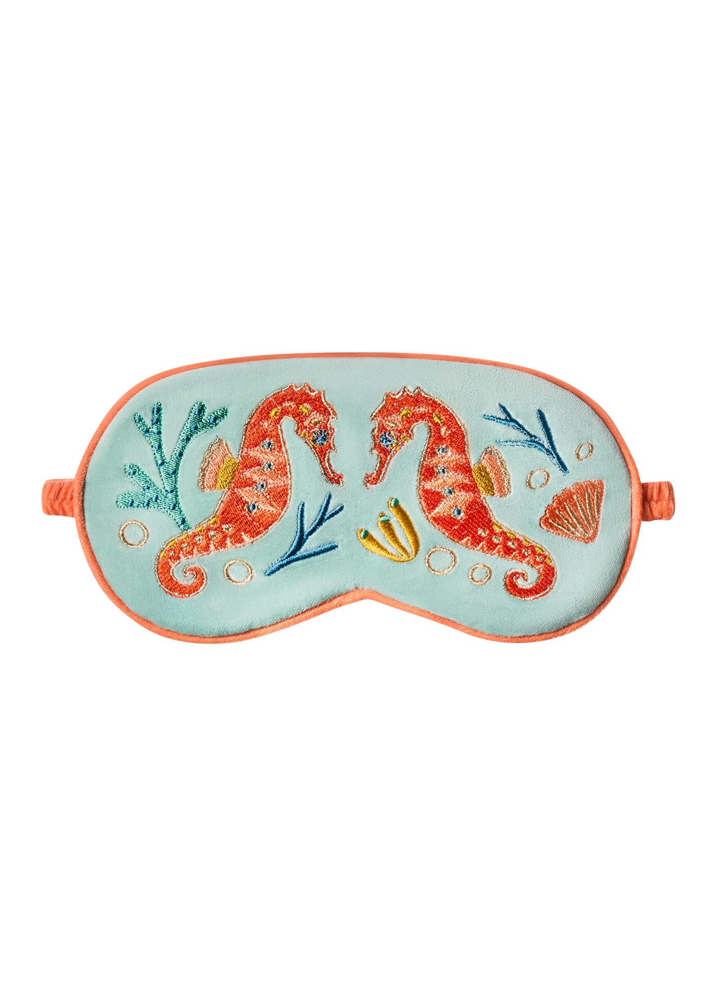 Lavendel-Augenmaske – Funkelndes Seepferdchen – Aqua