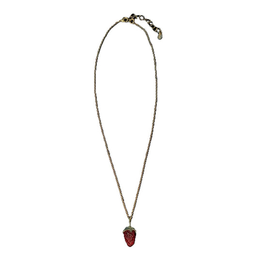 Kette mit Beerenanhänger - Erdbeere