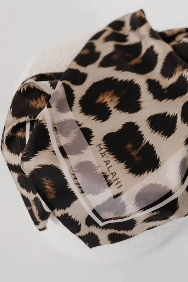 Seidentuch 90 Leo-Creme