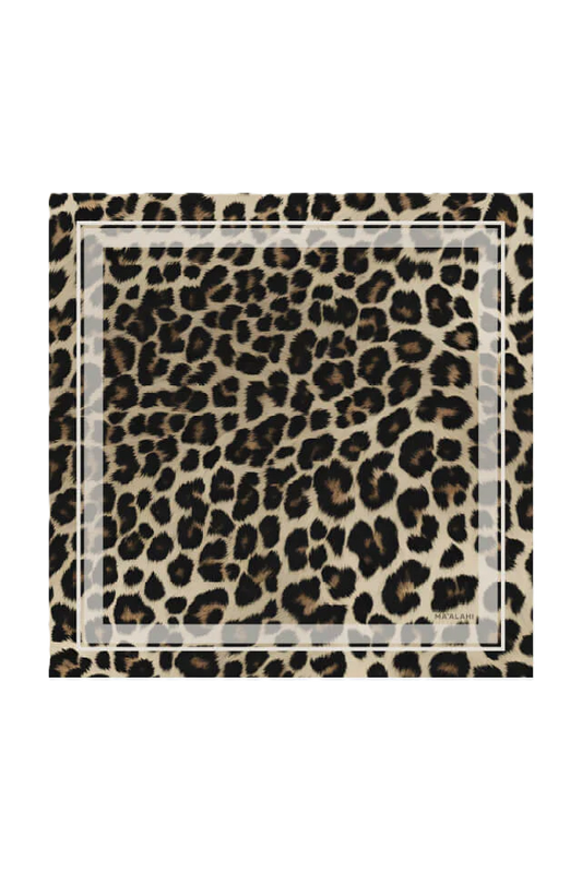 Seidentuch 90 Leo-Creme