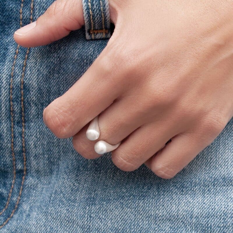 Ring Teardrop Open